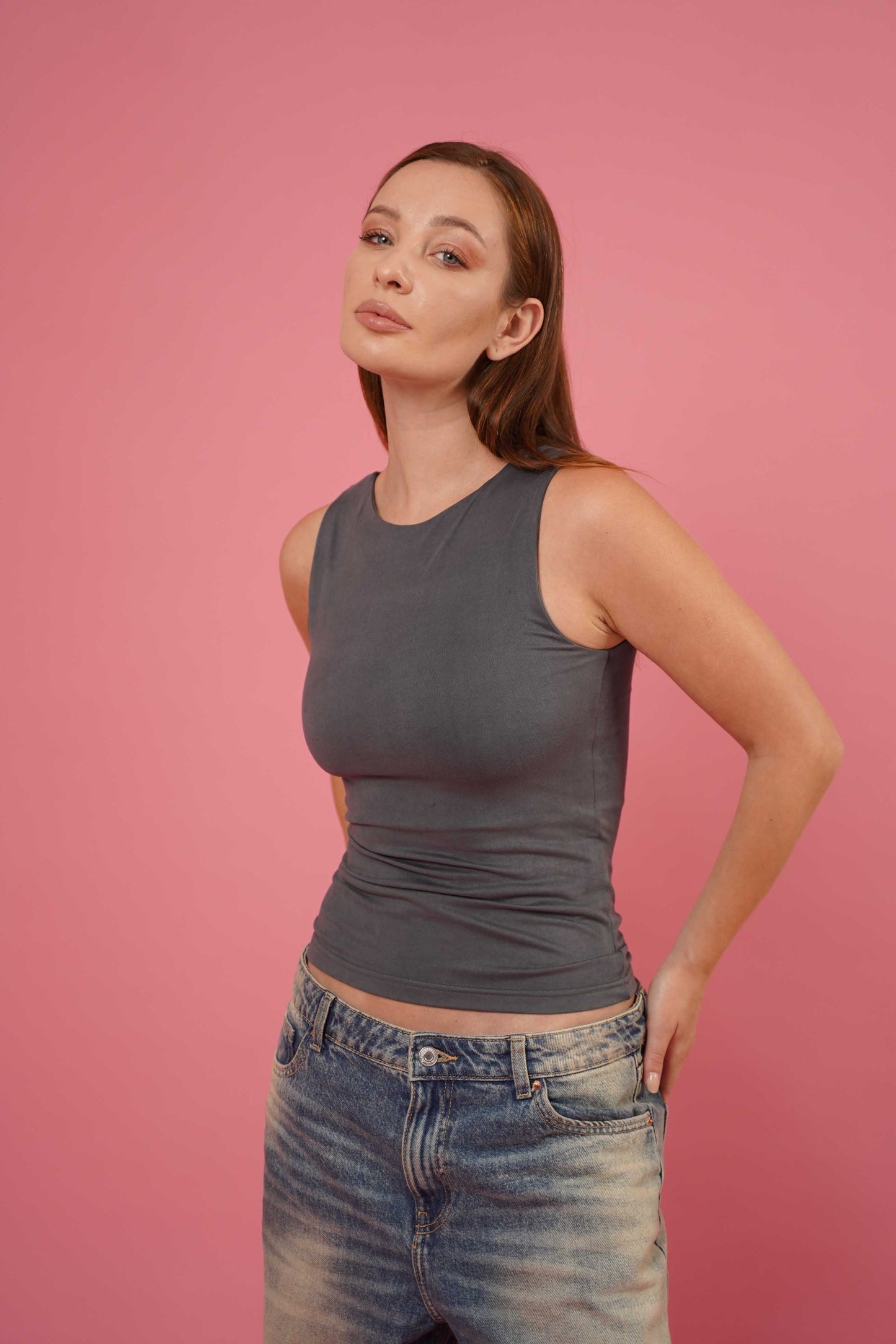 Hijaby Tank Top l Gray