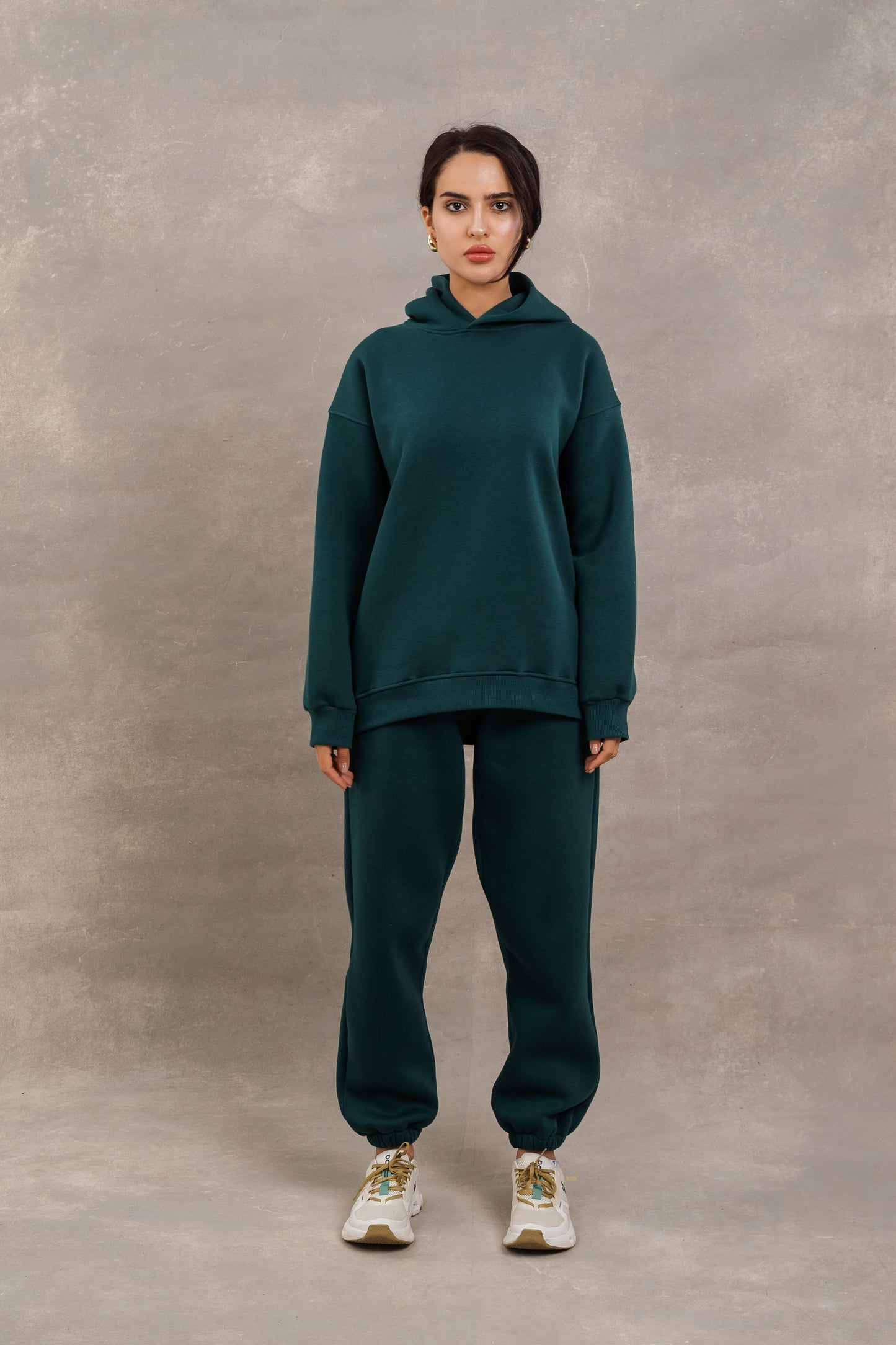 Fleece Basic Set In Teal