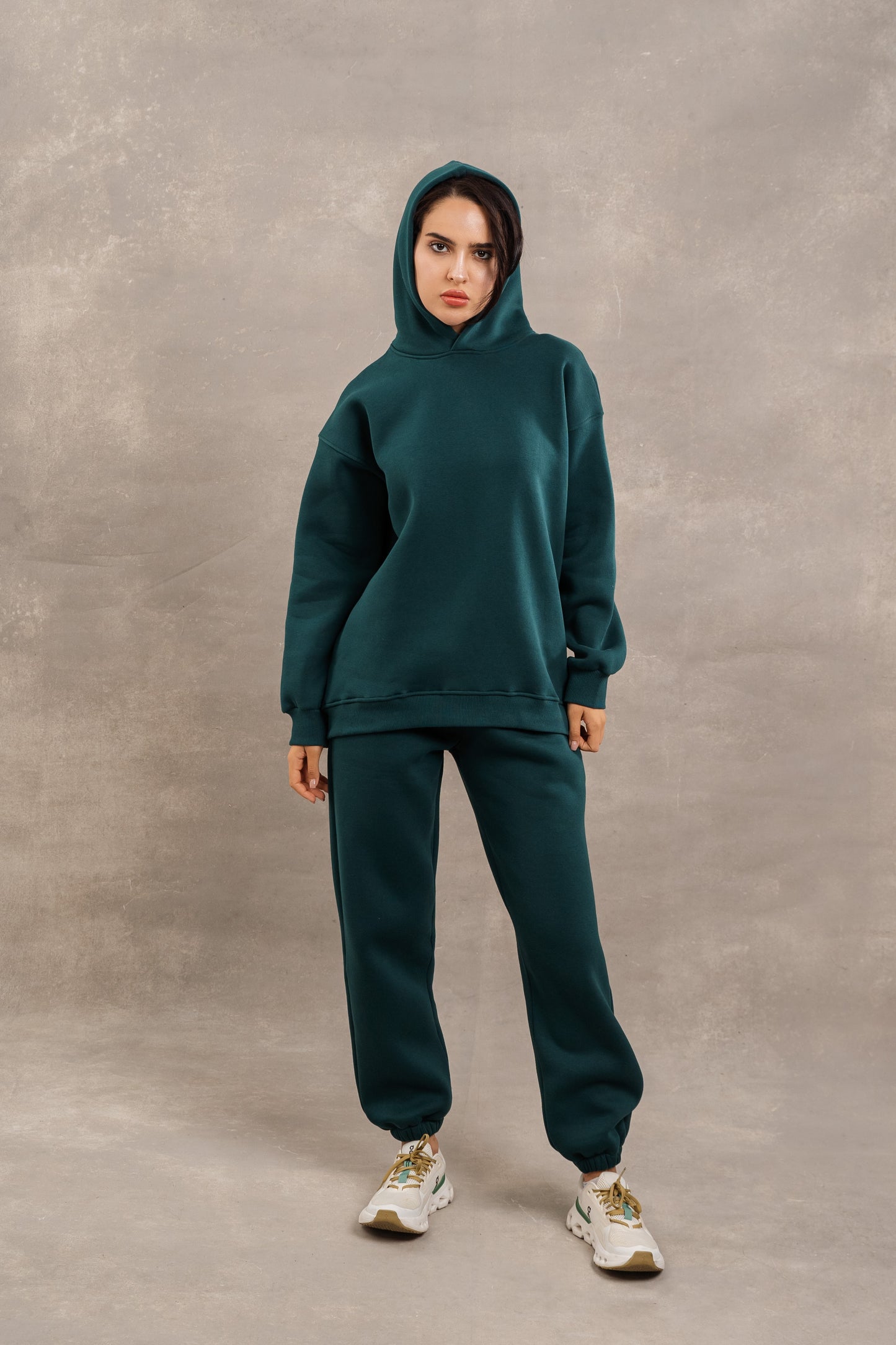 Fleece Basic Set In Teal