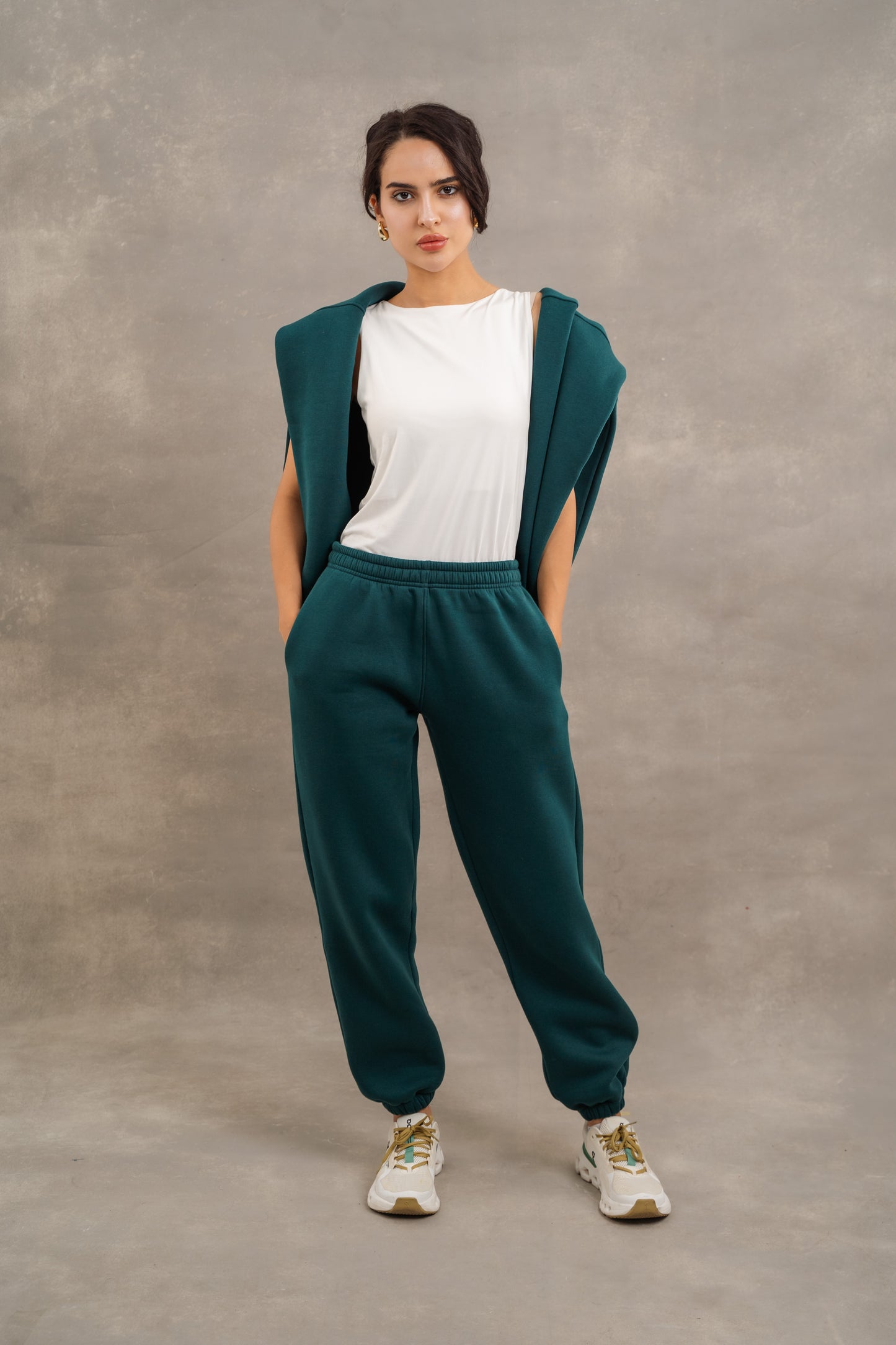 Fleece Basic Set In Teal