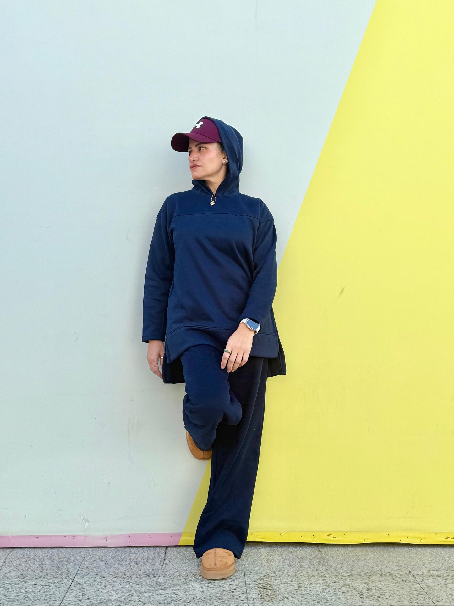 A-Basic HP Hoodie In Navy