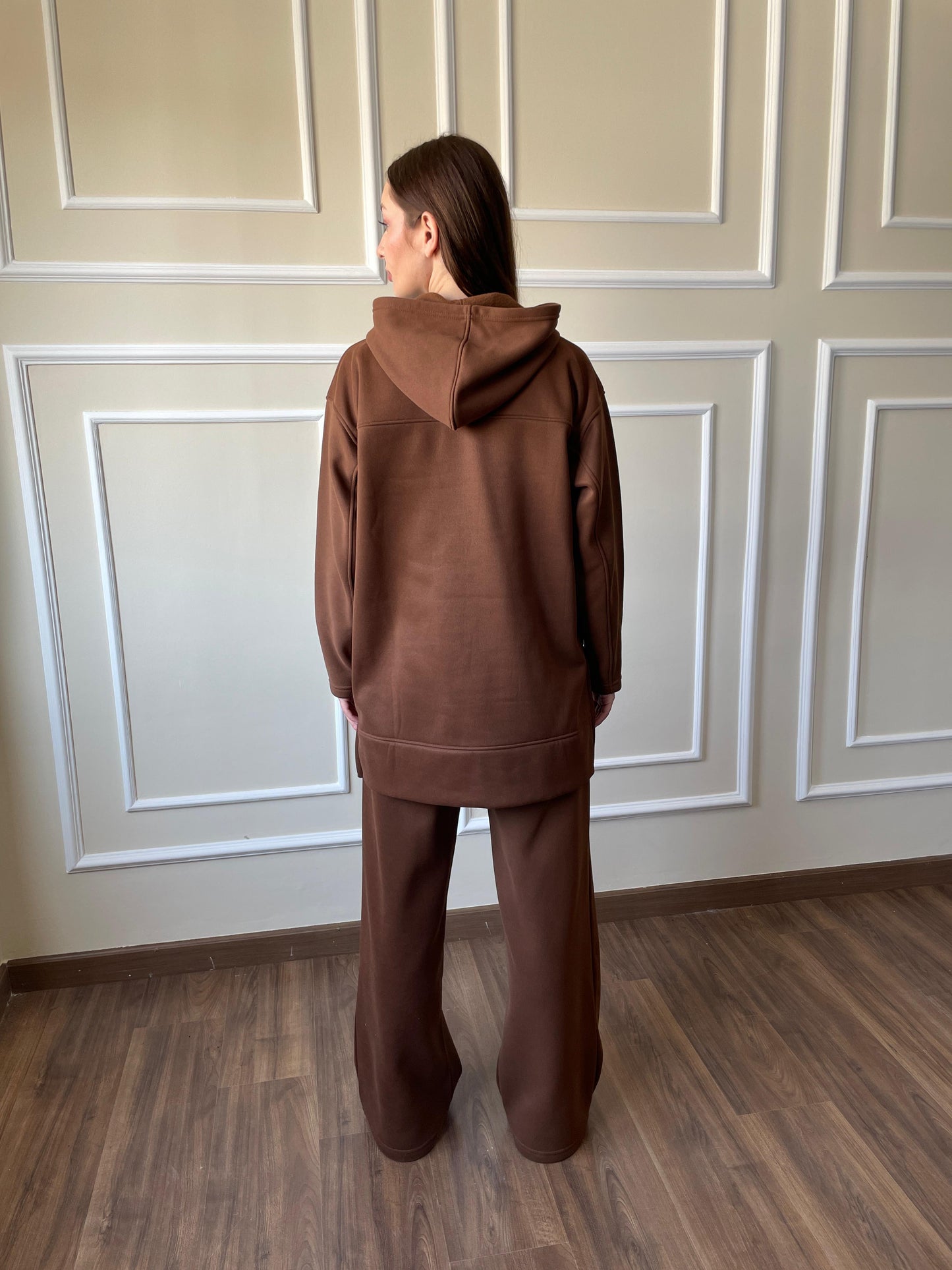 Basic HP Hoodie In Brown